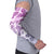 Vintage Hawaii Arm Sleeves Hibiscus Tapa Tribal With Hawaiian Quilt Pattern Violet - Polynesian Pride