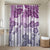 Vintage Hawaii Bathroom Set Hibiscus Tapa Tribal With Hawaiian Quilt Pattern Violet - Polynesian Pride