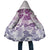Vintage Hawaii Cloak Hibiscus Tapa Tribal With Hawaiian Quilt Pattern Violet - Polynesian Pride