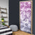 Vintage Hawaii Door Cover Hibiscus Tapa Tribal With Hawaiian Quilt Pattern Violet - Polynesian Pride