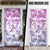 Vintage Hawaii Door Cover Hibiscus Tapa Tribal With Hawaiian Quilt Pattern Violet - Polynesian Pride