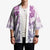 Vintage Hawaii Kimono Hibiscus Tapa Tribal With Hawaiian Quilt Pattern Violet - Polynesian Pride