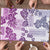 Vintage Hawaii Puzzle Hibiscus Tapa Tribal With Hawaiian Quilt Pattern Violet - Polynesian Pride