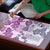 Vintage Hawaii Puzzle Hibiscus Tapa Tribal With Hawaiian Quilt Pattern Violet - Polynesian Pride