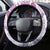 Vintage Hawaii Steering Wheel Cover Hibiscus Tapa Tribal With Hawaiian Quilt Pattern Violet