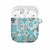 Hawaii Tapa Tribal AirPods Case With Hawaiian Quilt Pattern Aqua - Polynesian Pride