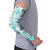 Hawaii Tapa Tribal Arm Sleeves With Hawaiian Quilt Pattern Aqua - Polynesian Pride