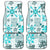 Hawaii Tapa Tribal Car Mats With Hawaiian Quilt Pattern Aqua LT9 Aqua - Polynesian Pride