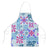 Hawaii Tapa Tribal Apron With Hawaiian Quilt Pattern Blue - Polynesian Pride