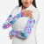 Hawaii Tapa Tribal Arm Sleeves With Hawaiian Quilt Pattern Blue - Polynesian Pride