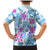 Hawaii Tapa Tribal Family Matching Mermaid Dress and Hawaiian Shirt With Hawaiian Quilt Pattern Blue LT9 - Polynesian Pride