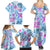 Hawaii Tapa Tribal Family Matching Summer Maxi Dress and Hawaiian Shirt With Hawaiian Quilt Pattern Blue LT9 - Polynesian Pride