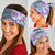 Hawaii Tapa Tribal Neck Gaiter With Hawaiian Quilt Pattern Blue - Polynesian Pride