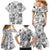 Hawaii Tapa Tribal Family Matching Mermaid Dress and Hawaiian Shirt With Hawaiian Quilt Pattern Black LT9 - Polynesian Pride