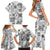 Hawaii Tapa Tribal Family Matching Short Sleeve Bodycon Dress and Hawaiian Shirt With Hawaiian Quilt Pattern Black LT9 - Polynesian Pride