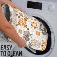 Hawaii Tapa Tribal Bathroom Set With Hawaiian Quilt Pattern Gold - Polynesian Pride