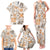 Hawaii Tapa Tribal Family Matching Tank Maxi Dress and Hawaiian Shirt With Hawaiian Quilt Pattern Gold LT9 - Polynesian Pride