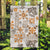 Hawaii Tapa Tribal Garden Flag With Hawaiian Quilt Pattern Gold LT9 Garden Flag Gold - Polynesian Pride