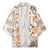 Hawaii Tapa Tribal Kimono With Hawaiian Quilt Pattern Gold - Polynesian Pride
