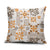 Hawaii Tapa Tribal Pillow Cover With Hawaiian Quilt Pattern Gold - Polynesian Pride
