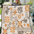 Hawaii Tapa Tribal Quilt With Hawaiian Quilt Pattern Gold LT9 Gold - Polynesian Pride