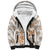 Hawaii Tapa Tribal Sherpa Hoodie With Hawaiian Quilt Pattern Gold LT9 Unisex Gold - Polynesian Pride