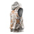 Hawaii Tapa Tribal Sleeveless Hoodie With Hawaiian Quilt Pattern Gold - Polynesian Pride