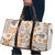 Hawaii Tapa Tribal Travel Bag With Hawaiian Quilt Pattern Gold - Polynesian Pride