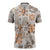 Hawaii Tapa Tribal Zipper Polo Shirt With Hawaiian Quilt Pattern Gold - Polynesian Pride