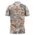 Hawaii Tapa Tribal Zipper Polo Shirt With Hawaiian Quilt Pattern Gold - Polynesian Pride