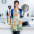 Hawaii Tapa Tribal Apron With Hawaiian Quilt Pattern Green - Polynesian Pride