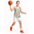 Hawaii Tapa Tribal Basketball Jersey With Hawaiian Quilt Pattern Green - Polynesian Pride