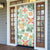 Hawaii Tapa Tribal Door Cover With Hawaiian Quilt Pattern Green - Polynesian Pride