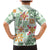 Hawaii Tapa Tribal Family Matching Mermaid Dress and Hawaiian Shirt With Hawaiian Quilt Pattern Green LT9 - Polynesian Pride