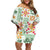 Hawaii Tapa Tribal Family Matching Off Shoulder Short Dress and Hawaiian Shirt With Hawaiian Quilt Pattern Green LT9 Mom's Dress Green - Polynesian Pride