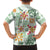 Hawaii Tapa Tribal Family Matching Puletasi Dress and Hawaiian Shirt With Hawaiian Quilt Pattern Green LT9 - Polynesian Pride