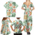 Hawaii Tapa Tribal Family Matching Summer Maxi Dress and Hawaiian Shirt With Hawaiian Quilt Pattern Green LT9 - Polynesian Pride