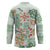 Hawaii Tapa Tribal Hockey Jersey With Hawaiian Quilt Pattern Green - Polynesian Pride