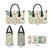 Hawaii Tapa Tribal Leather Bag With Hawaiian Quilt Pattern Green - Polynesian Pride