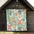 Hawaii Tapa Tribal Quilt With Hawaiian Quilt Pattern Green LT9 - Polynesian Pride