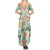 Hawaii Tapa Tribal Summer Maxi Dress With Hawaiian Quilt Pattern Green LT9 - Polynesian Pride