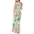 Hawaii Tapa Tribal Tank Maxi Dress With Hawaiian Quilt Pattern Green LT9 - Polynesian Pride