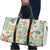 Hawaii Tapa Tribal Travel Bag With Hawaiian Quilt Pattern Green - Polynesian Pride