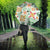 Hawaii Tapa Tribal Umbrella With Hawaiian Quilt Pattern Green - Polynesian Pride