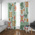 Hawaii Tapa Tribal Window Curtain With Hawaiian Quilt Pattern Green LT9 With Grommets Green - Polynesian Pride