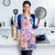 Hawaii Tapa Tribal Apron With Hawaiian Quilt Pattern Violet - Polynesian Pride