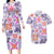 Hawaii Tapa Tribal Couples Matching Long Sleeve Bodycon Dress and Hawaiian Shirt With Hawaiian Quilt Pattern Violet LT9 Violet - Polynesian Pride