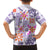 Hawaii Tapa Tribal Family Matching Long Sleeve Bodycon Dress and Hawaiian Shirt With Hawaiian Quilt Pattern Violet LT9 - Polynesian Pride