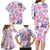 Hawaii Tapa Tribal Family Matching Long Sleeve Bodycon Dress and Hawaiian Shirt With Hawaiian Quilt Pattern Violet LT9 - Polynesian Pride