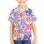 Hawaii Tapa Tribal Family Matching Long Sleeve Bodycon Dress and Hawaiian Shirt With Hawaiian Quilt Pattern Violet LT9 Son's Shirt Violet - Polynesian Pride